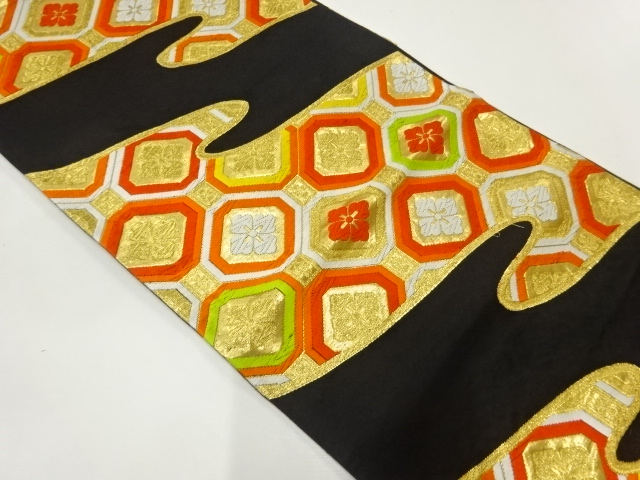 JAPANESE FUKURO OBI / WOVEN MIST